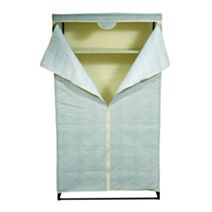 Penderie d'appoint pliable avec housse 90 x 50 x 160 cm taupe - MSV