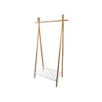 Portant à vêtement Mia bambou MDF naturel 159cm - MSV