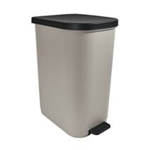 Poubelle de cuisine Harper 35L taupe - MSV