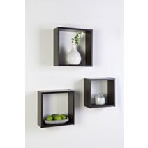 Cube DSX3 MDF 12 mm 30 x 30 cm noir