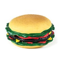 Hamburger grand modèle vinyle 165 x 8 cm brun - ZAMIBO