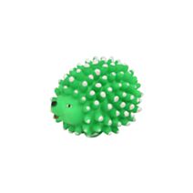 Hérisson jouet spécial petit chien vinyle 9 x 7 cm vert - ZAMIBO