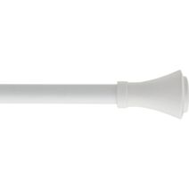 Kit extensible barre à rideau 210-380cm blanc mat brasserie - LUANCE