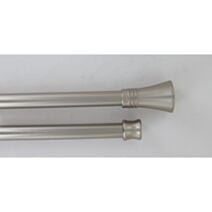 Kit extensible double 210-380 cm D19 Lotus argent