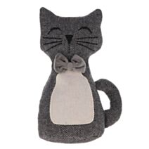 Butée de porte petit chat noir/blanc - LUANCE