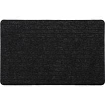 Tapis Chloé polypro/latex 50x50cm gris/noir - LUANCE