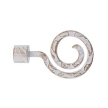 Lot de 2 embouts Demeure D20 blanc/or