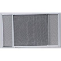 Moustiquaire cadre extensible 70 x 50 cm blanc/toile grise
