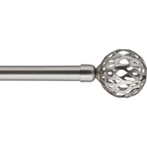 Kit extensible 120-210 cm D19 embout Retro argent - LUANCE