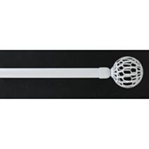 Kit extensible 120-210 cm D19 Facette blanc mat