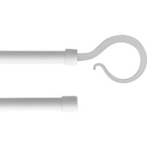 Kit extensible double 210-380 cm Ø19 Atelier blanc mat - LUANCE