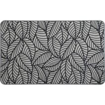 Tapis imprimé Jungle 50 x 80 cm gris
