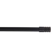 Tringle extensible bistrot 135 x 225 cm noir satiné embout cylindre - LUANCE
