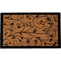 Paillasson Chambord coco 45x75cm marron - LUANCE
