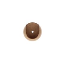 Lot de 2 supports mural D28 bois naturel vernis