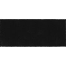 Tapis Anna 50 x 120 cm polypropylène noir - LUANCE