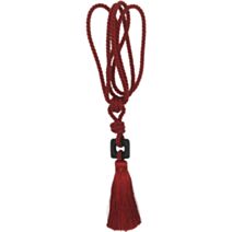 Embrasse textile Romy PM rouge piment - LUANCE