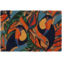 Paillasson Tapis Coco 40x60cm multicolore toucan - LUANCE