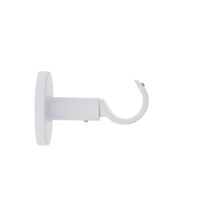 Lot de 2 supports simple ouverts Ø28 mm 65 mm blanc mat - LUANCE