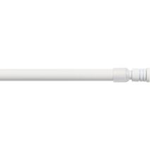 Tringle autobloquante ronde embout silicone 60 x 80 cm blanc satiné - LUANCE