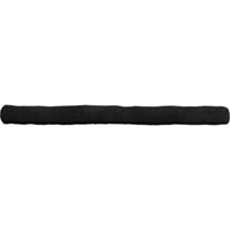 Boudin de porte simple bourrelet velours cotelé 80 cm noir - LUANCE