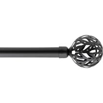 Kit de tringle extensible noir mat