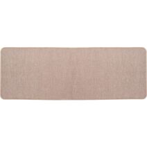 Tapis polyester velours Hexagone 45x120cm beige - LUANCE