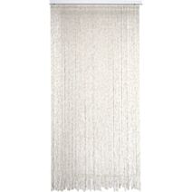 Rideau de porte bouclé 90 x 200 cm polycoton naturel - LUANCE