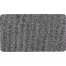 Tapis 40 x 70 cm PVC gris/noir - LUANCE