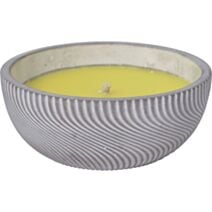 Bougie citronnelle pot ciment grand modèle - LUANCE