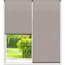 Store enrouleur occultant texturé 180 x 200 cm taupe - LUANCE
