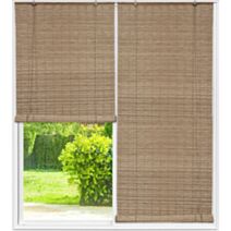 Store enrouleur PE effet rotin 200 x 220 cm naturel - LUANCE
