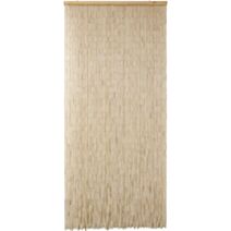 Rideau de porte en bambou naturel 90 x 200 cm - LUANCE