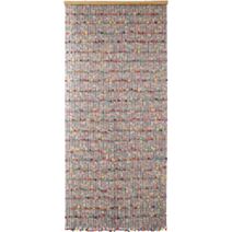 Rideau de porte en bois multicolore 90 x 200 cm - LUANCE
