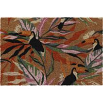 Tapis imprimé 40 x 60 cm coco/PVC Caraïbes - LUANCE
