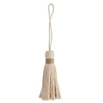 Embrasse Pompon Joy jute écru 21x4x4cm - LUANCE
