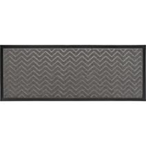 Tapis 45 x 120 cm polypro/caoutchouc Chelsea gris clair - LUANCE