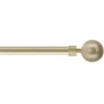 Kit barre à rideau extensible Ø19mm 90x160cm beige