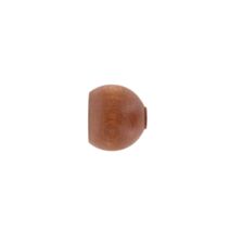 Embout de barre Boule x2 Ø28mm teinte chêne doré - LUANCE