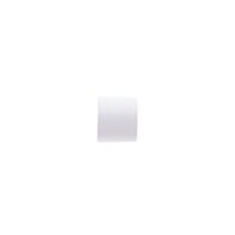 Embout bouchon aluminium Ø22mm blanc x2 - LUANCE