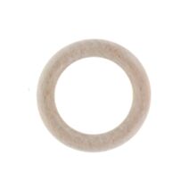 Anneaux cérusé x8 diamètre 28 naturel vieilli - LUANCE