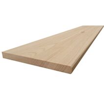 Tablette pin rustique bord arrondi 18mm 80x20cm