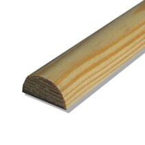 1/2 rond pin 2400 x 23 x 15 mm - SUPBOIS