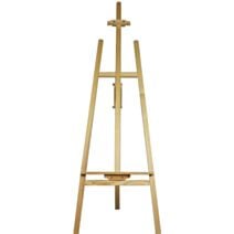 Chevalet d'exposition 175 cm bois naturel - AMT