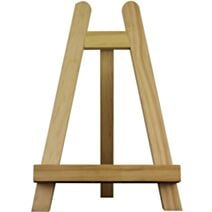 Chevalet Expopro 30 cm grosses sections bois naturel - AMT