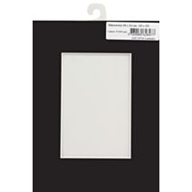 Passe partout 18 x 24 cm ouverture 10 x 15 cm noir - AMT