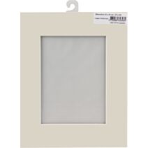 Passe partout 24 x 30 cm ouverture 15 x 20 cm ivoire - AMT