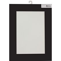 Passe partout 30 x 40 cm ouverture 20 x 30 cm noir - AMT