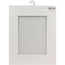 Passe partout 24 x 30 cm ouverture 15 x 20 cm blanc - AMT