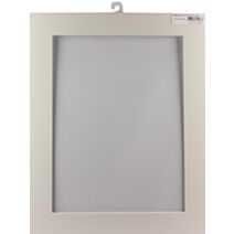 Passe partout 40 x 50 cm ouverture 30 x 40 cm blanc - AMT